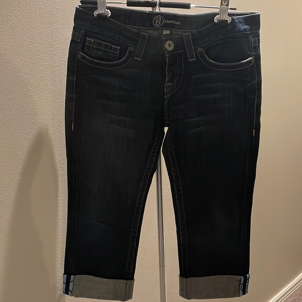 Bebe crop denim